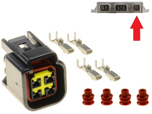 4 -Way CDI ECU Connector