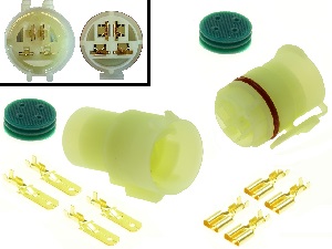 RF4NT - Motorbike Connector Plug Waterproof 4 słup (okrąg)