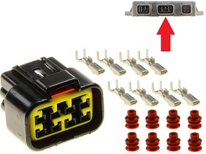 8 -Way CDI ECU Connector dla motocykla