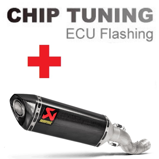 Aprilia RSV4 / TUONO V4 2021-Today Wysoka wydajność ECU Flash Tuning + Akrapovic S-A10SO13-RC (etap 3)