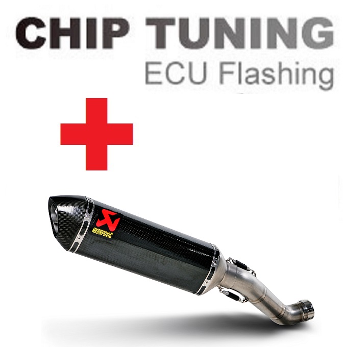Aprilia RSV4 / TUONO V4 2009-2016 Wysokie wydajność ECU Flash Tuning + Akrapovic S-A10SO6-ZC (etap 3)