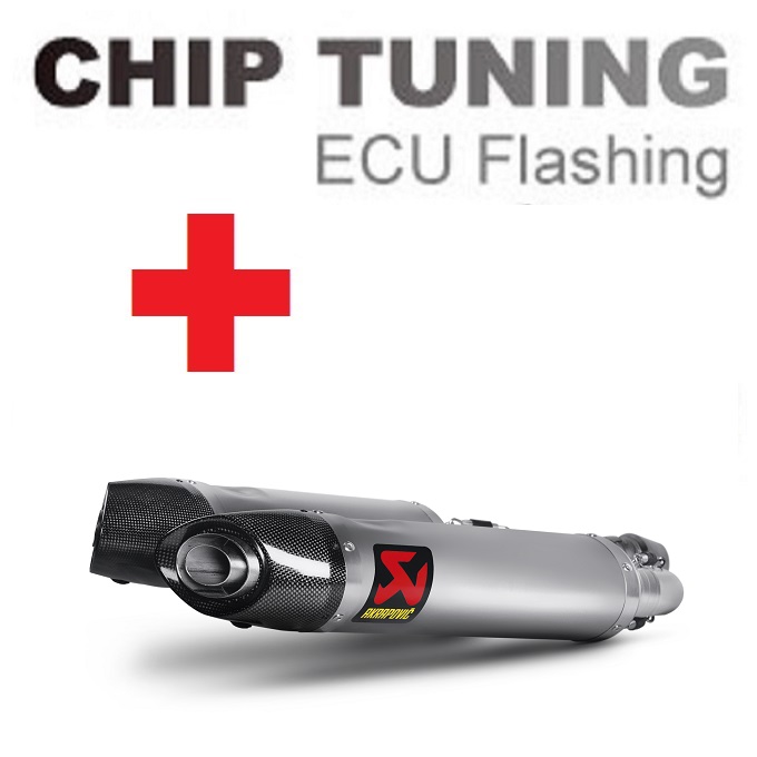 Aprilia Shiver 750 / GT 2010-2016 Wysoka wydajność ECU Flash Tuning + Akrapovic S-A7SO3-HDT (etap 3)