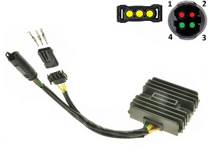 Carr691bmwhusq BMW C400 F650 F700 F800 NUDA 900 MOSFET Regulator napięcia prostowniczy Shindengen SH541KG SH541SD