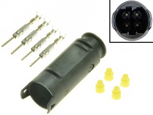 BMW C400 F650 F700 F800 Złącze prostownika napięcia (093304 03, 1040046475 3, c)
