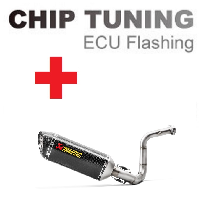 BMW G310GS / G310R 2017-Today High Performance ECU Flash Tuning + Akrapovic S-B3R1-RC / 1 (etap 3)