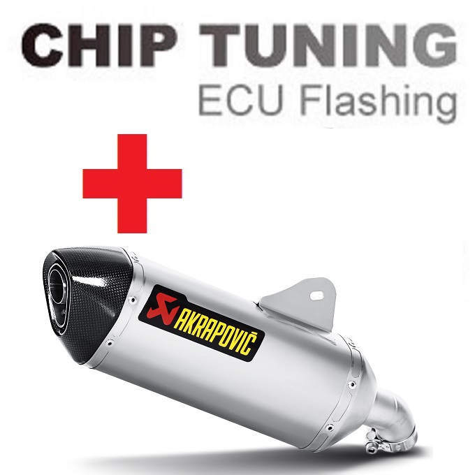 BMW C650GT 2012-2015 Wysoka wydajność ECU Flash Tuning + Akrapovic S-B6SO1-HZSS (etap 3)