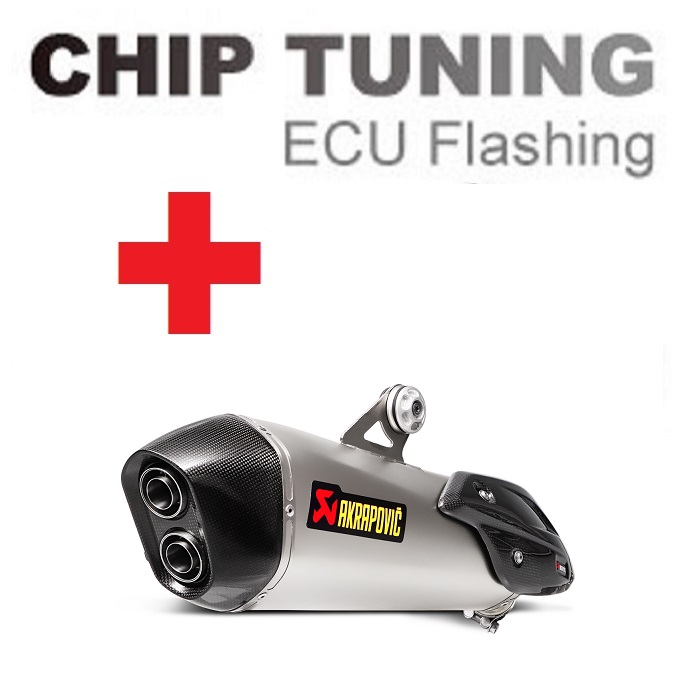 BMW C650 Sport 2016-2020 Wysoka wydajność ECU Flash Tuning + Akrapovic S-B6SO7-HZAAT (etap 3)