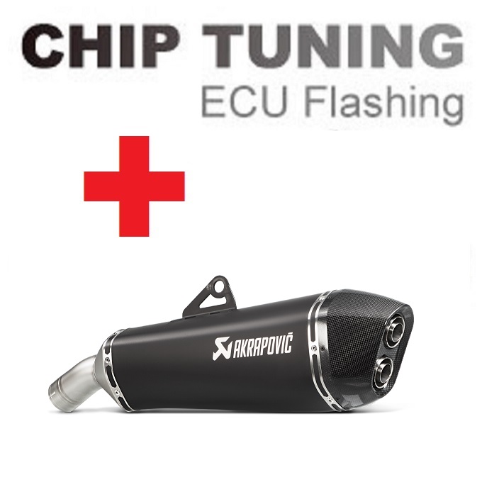 BMW F800GT / F800R 2009-2023 Wysoka wydajność ECU Flash Tuning + Akrapovic S-B8SO7-HZAABABL (Etap 3)