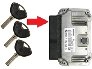 BMW 3X Chip Klucz programowania → ECU BMW 3X Chip Klucz programowania → ECU