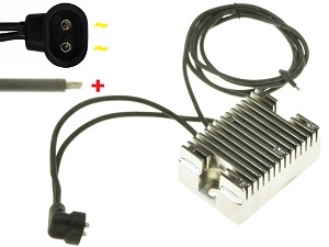 Carr-harley-04jw-chrome-Harley-Davidson flst fxd flh Regulator napięcia