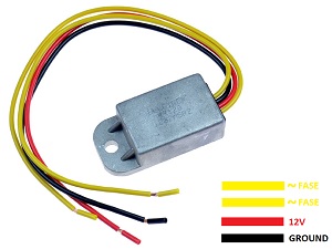 CARR1201-12 V 4-dróg 75 WAT Compact Universal Regulator napięcia prostownik (32800-48720)