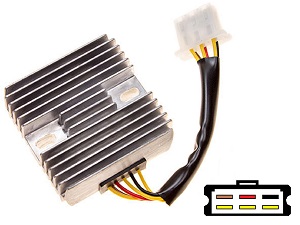 CARR141 KAWASAKI MOSFET REGULTAGE REGULATOR (SH530-12, SH532-12, Shindengen)