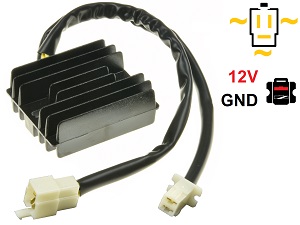 CARR201-DZ-MOSFET SUZUKI DR-Z400 RMX250S Regulator napięcia prostowniczy jon litowy (H32800-08D00)