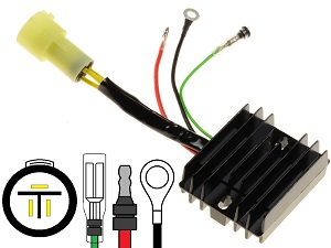 CARR204-MARINE-OUTBOOR Yamaha Mercury F75 F80 F90 F100 SH758AA MOSFET Regulator napięcia