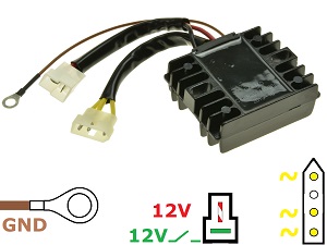 CARR204-BMW F650 F800 MOSFET Regulator napięcia
