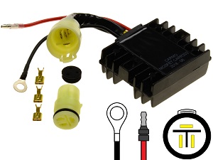 CARR203 MERCURY Yamaha 75HP 80 KM 90 KM 100 KM MOSFET REGULTATER REGULATER (SH758AA, 804278, 804278A12)