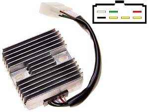 CARR321-Yamaha XS XJ MOSFET Regulator napięcia prostowniczy (4H7-501.K2, 4H7-501.L3, S8534A)