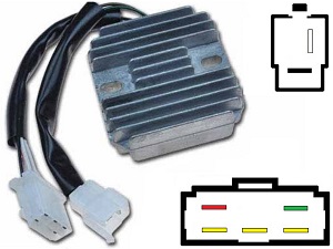 CARR331 - KAWASAKI KZ750 MOSFET Regulator napięcia prostownik (wirnik -2)