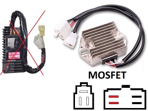 CARR361 - Yamaha XVZ MOSFET Regulator napięcia prostownik