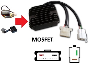 CARR381 - Yamaha XS MOSFET Regulator napięcia prostownik