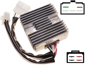 CARR411 - Yamaha XJ1100 MOSFET Regulator napięcia Prostownik 10M -A0 / SH252