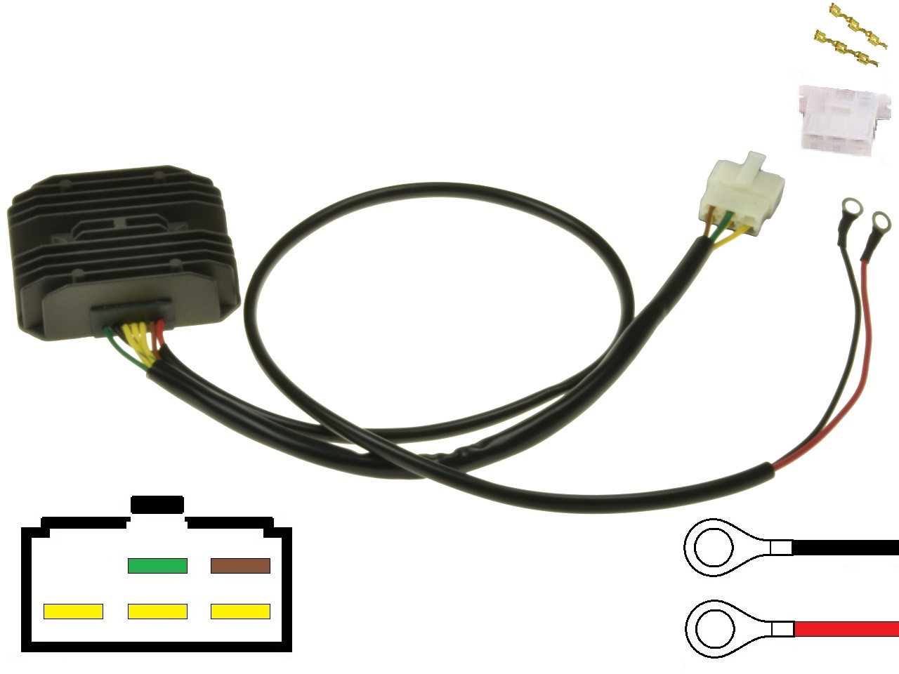 CARR451 - BMW Moto Guzzi MOSFET Regulator napięcia prostownika - Rotor -1
