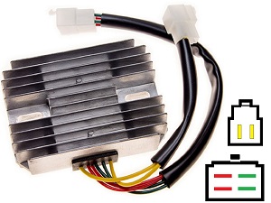 CARR521 DUCATI MG 2-FASE MOSFET Regulator napięcia prostowniczy 54040131A / SH673-12