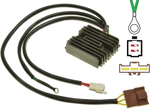 CARR694-KTM 690 950 990 MOSFET Regulator napięcia prostownik (62511034100, 62511034000)