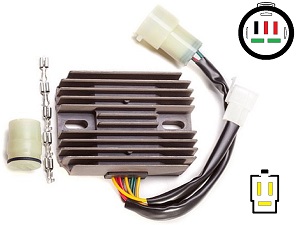 CARR824 -LI HONDA XRV750 Africa Twin RD04 MOSFET REGULTAGE REGULATOR - JON LITHIUM