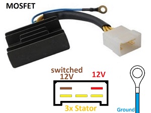 CARR8254 Aprilia 125 150 200 250 600 650 MOSFET REGULTAUTER REPULTER