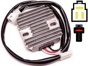 CARR961 KAWASAKI KLX250 KLX300 MOSFET Regulator napięcia