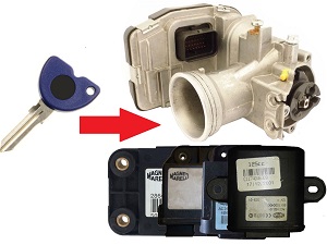 Piaggio vespa gilera peugeot 1x Chip Klucze programowanie __lock0__