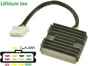 CARR291 -LI - HONDA CB750A GL1000 GL1100 GL1200 Goldwing MOSFET Regulator napięcia prostownik