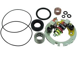 Zestaw pędzla węglowego silnika startowego Honda CBR600F KAWASAKI KLF SUZUKI 650 GSX-R750 VZ800 Yamaha FZ6 R6