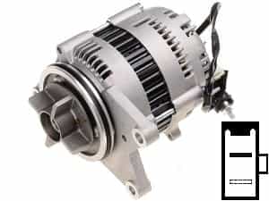 Alternator stojany-Honda GL1500 Gold Wing Goldwing Gold-Wing Valkyrie Interstate Aspencade (LR140-707, LR140-708)