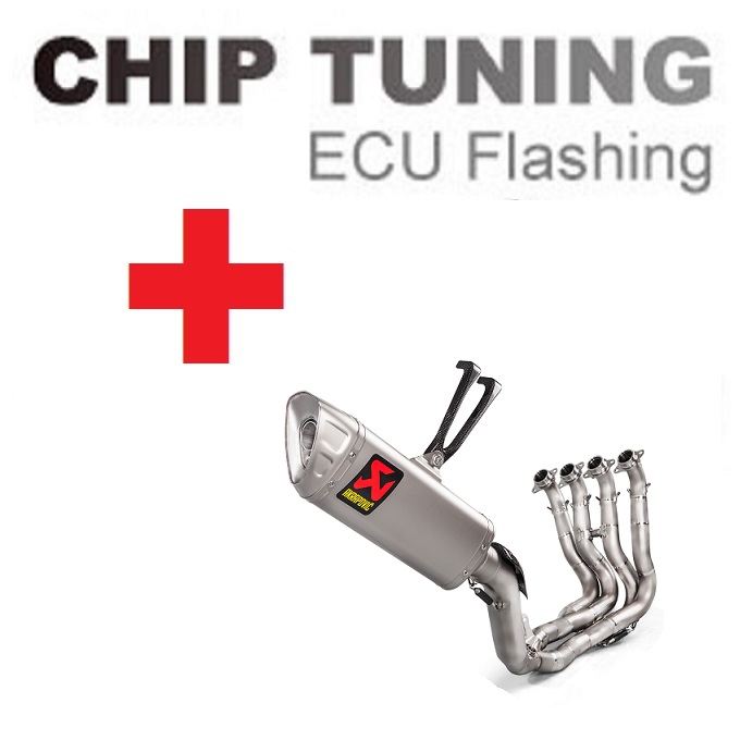 Modele Honda CBR1000RR 2017-2019 Titanium High Performance ECU Flash Tuning + Akrapovic S-H10E1-APLT (etap 3)
