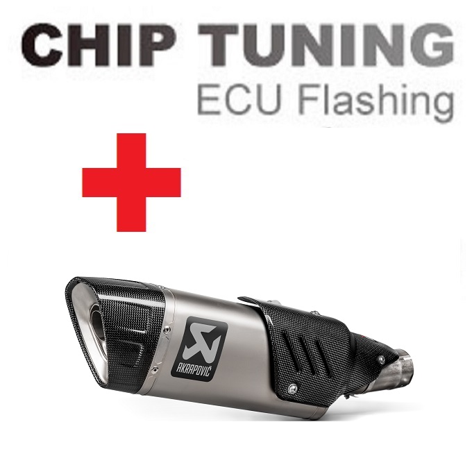 Honda CB1000R 2018-Today (Titanium) Wysoko wydajne strojenie Flash ECU + Akrapovic S-H10SO20-HAPLT (etap 3)