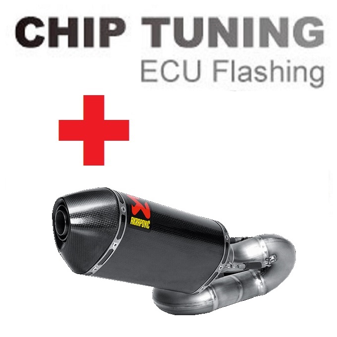 HONDA CBR1000RR 2008-2014 Wysokie wydajność ECU Flash Tuning + Akrapovic S-H10SO6T-TC (etap 3)