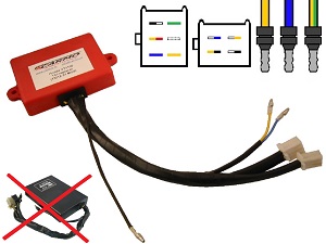Honda VT1100 Moduł zapłonu zapłonowego CDI TCI TCI TID12-21 MG8 30400-MG8-005