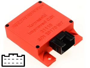 KAWASAKI GPZ250R EX250 Igniter Ignition Module CDI TCI Box (21119-1172, J4T01273)
