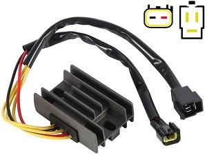 CARR104-DZ-KLX-KAWASAKI KLX400 SUZUKI DZ400 MOSFET REGULTAGE REGULATER (21066-S005, 32800-29F00, SH572E-12)