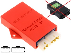 Kawasaki KAF450 MULE 1000 CDI Igniter (TID12-26, 21119-1231)