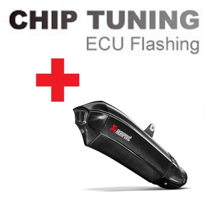 Kawasaki Ninja H2 2015-2020 Wysoka wydajność ECU Flash Tuning + Akrapovic S-K10SO15-HX2C (etap 3)