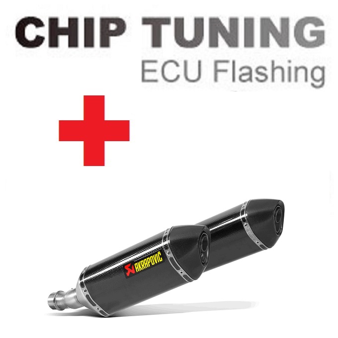 Kawasaki Z1000 2014-2020 Wysoka wydajność ECU Flash Tuning + Akrapovic S-K10SO18-HZC (etap 3)