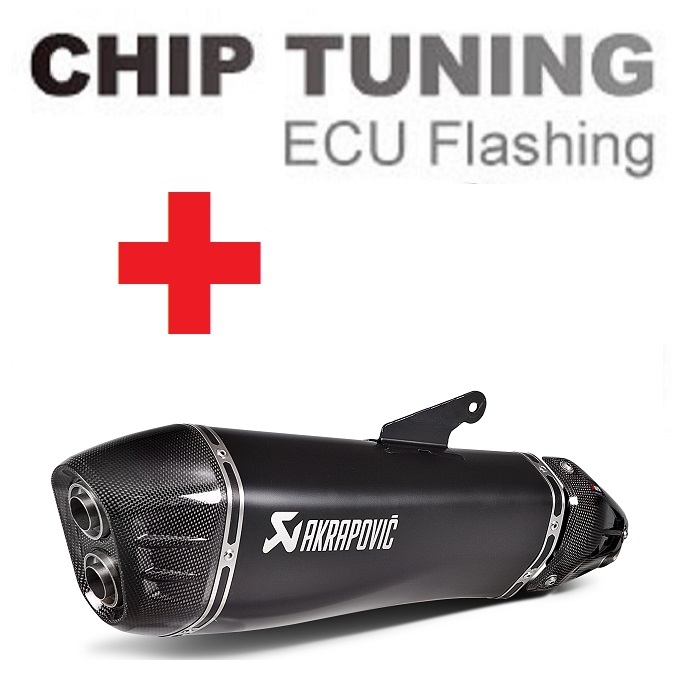 Kawasaki Ninja H2 SX 2018-2020 Wysoka wydajność ECU Flash Tuning + Akrapovic S-K10SO21-HRAABL (Etap 3)