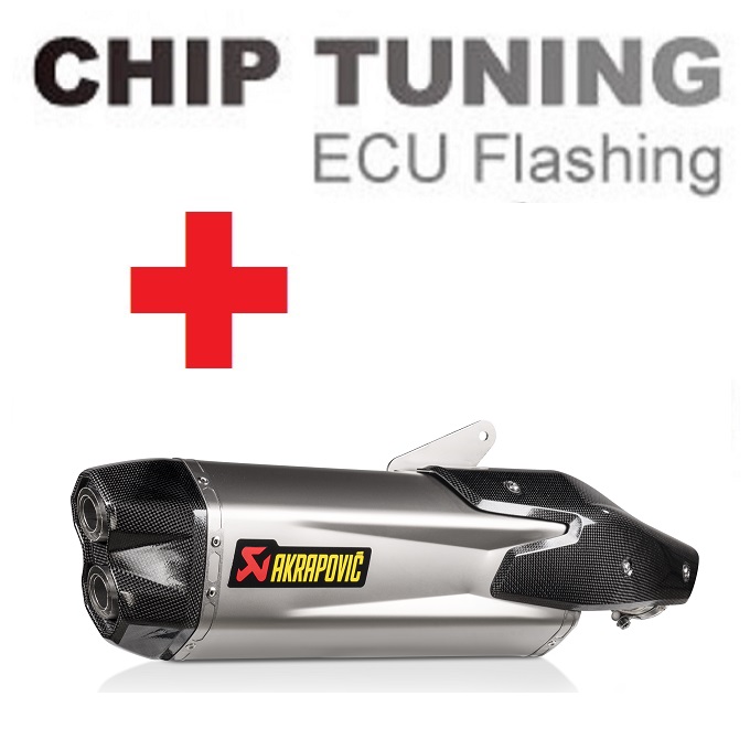 Kawasaki Ninja H2 SX 2021-2023 Wysoka wydajność ECU Flash Tuning + Akrapovic S-K10SO30-HGIT (Etap 3)
