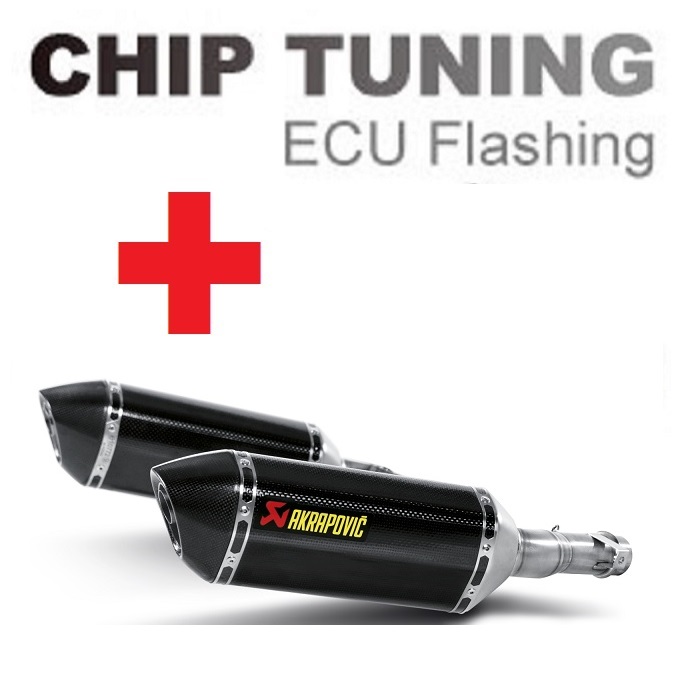 Kawasaki Z1000 / Z1000SX / NINJA 1000 2010-2013 Wysoka wydajność ECU Flash Tuning + Akrapovic S-K10SO6-HZC (etap 3)