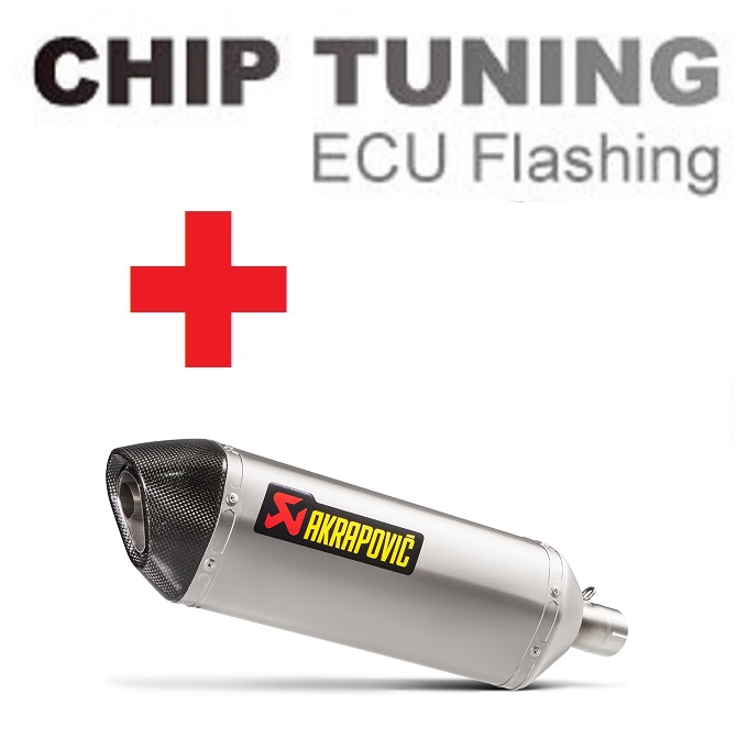 Kawasaki Versys-X 250 / X-300 2017-2020 Wysoka wydajność ECU Flash Tuning + Akrapovic S-K3SO2-HZT (etap 3)