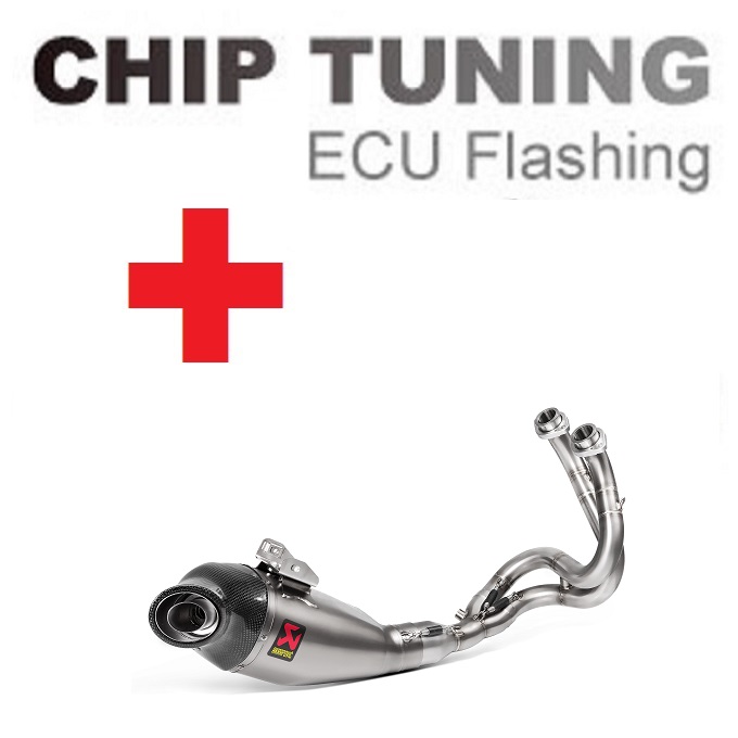 Kawasaki Versys 650 2017-2020 Wysoka wydajność ECU Flash Tuning + Akrapovic S-K6R10-Hegeht (etap 3)