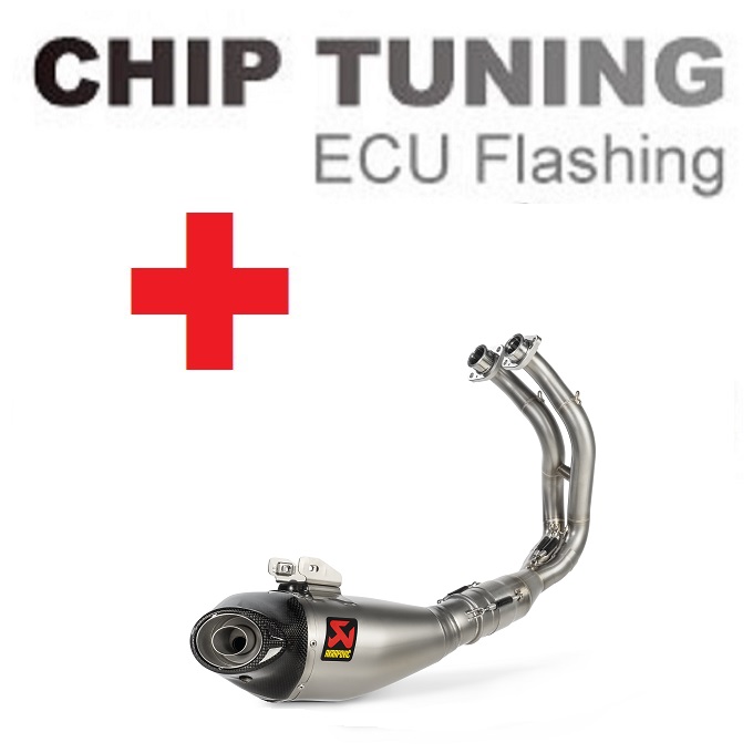 Kawasaki Z650 Ninja 650 2021-2023 Wysoka wydajność ECU Flash Tuning + Akrapovic S-K6R14-HEGEHT (etap 3)